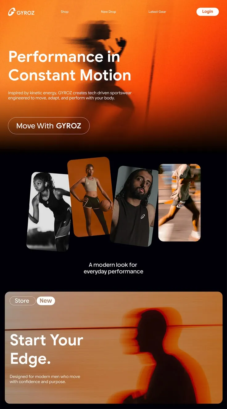 Dynamic mobile-first template reference